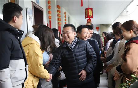 【開工大吉】新年新氣象！公司領導班子向干部職工拜年